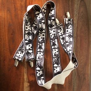 1993 Charlie Chaplin Graphic Suspenders